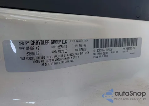 2015 Fiat 500 Pop from USA, damaged, VIN 3C3CFFAR7FT579726